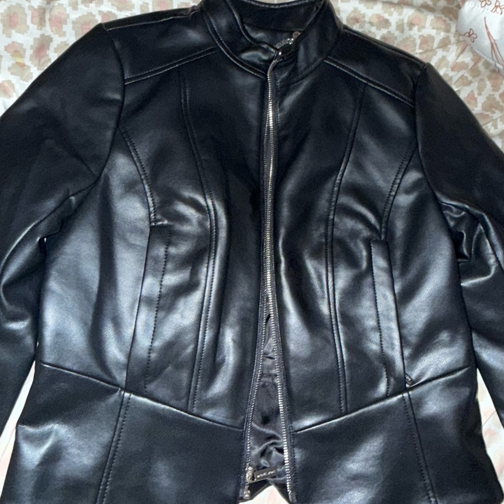 Michael Kors Black Leather Jacket